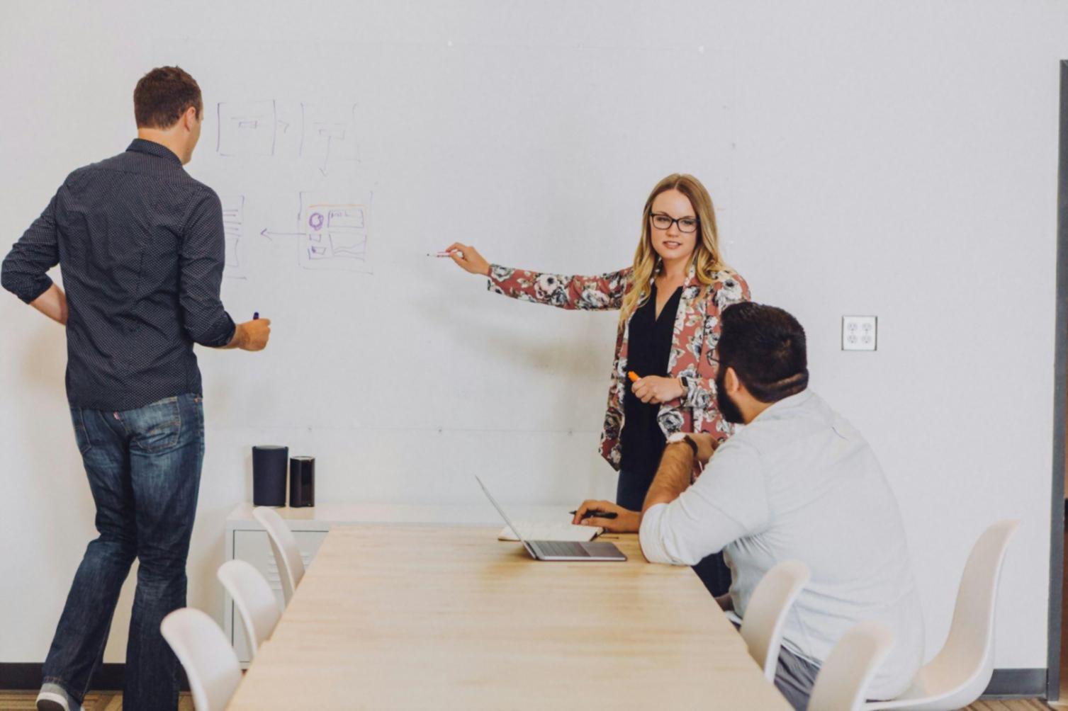 Professional discussing financial planning strategies with client